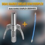 High Pressure Dual Handle Grease Gun Coupler - Image 10