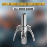 High Pressure Dual Handle Grease Gun Coupler - Image 9