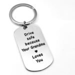 💝PERFECT GIFT FOR LOVE🎁Have Fun. Be Safe. Make Good Choices and Call Your Grandma/Grandpa Keychain - Image 7