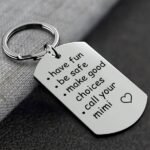 💝PERFECT GIFT FOR LOVE🎁Have Fun. Be Safe. Make Good Choices and Call Your Grandma/Grandpa Keychain - Image 6