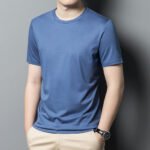 Men's T-shirt in plain colour Ice Silk - Image 12