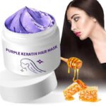 ✨ Buy 2 Get 1 Free! Purple Keratin Hair Mask - Tones Blonde. Silver & Gray Hair | Anti-Brass + Color Lock - Image 14