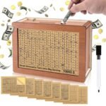 🎁 Hot Sale 49% OFF 🔥Wallet Fattening Program——Cash Vault Wooden Savings Box - Image 4