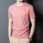 Men's T-shirt in plain colour Ice Silk - Image 3