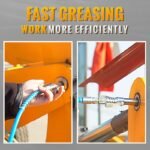 High Pressure Dual Handle Grease Gun Coupler - Image 3
