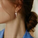 Crystal tassel earrings - Image 5