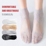 Ladies Fashion Lace Socks(5 pairs) - Image 7