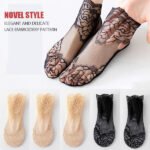 Ladies Fashion Lace Socks(5 pairs) - Image 9