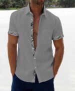 Summer Sale -Men's Casual Plaid Collar Button Shirt - Image 7