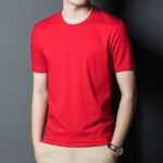 Men's T-shirt in plain colour Ice Silk - Image 8