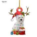 Christmas Tree Puppy Pendant Ornament - Image 20