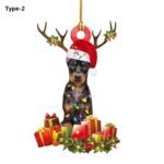 Christmas Tree Puppy Pendant Ornament - Image 6