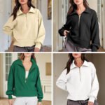 🔥2023 popular hot sale🔥 women's loose zipper collar coat - Image 11