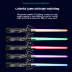 🔥2023 New🔥 Cyberpunk Laser Sword .Sound effects. scalable. seven colors .cosplay props - Image 5