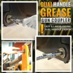 High Pressure Dual Handle Grease Gun Coupler - Image 5