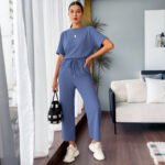 🌸 Women's Soft Casual Top and Pants Set - Image 2