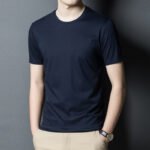 Men's T-shirt in plain colour Ice Silk - Image 9