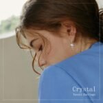 Crystal tassel earrings - Image 3