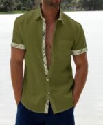 Summer Sale -Men's Casual Plaid Collar Button Shirt - Image 5