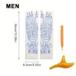 HOT SALE🔥Reflexology Chart Socks with Trigger Point Massage Tool - Image 10