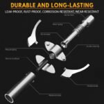 High Pressure Dual Handle Grease Gun Coupler - Image 8