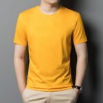 Men's T-shirt in plain colour Ice Silk - Image 10