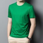 Men's T-shirt in plain colour Ice Silk - Image 11