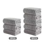 🌿Upgrade Cleaning Cloth - Bamboo Charcoal + Microfiber Hybrid 🏆 🧪 Lab-Tested Absorption | 🧤 Lint-Free | 🎁 Includes Storage Pouch - Image 8