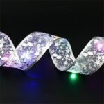 Christmas Ribbon Fairy Lights - Image 7