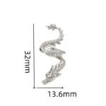 1 Pair Non-pierced Dragon Ear Cuffs - Image 8