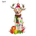 Christmas Tree Puppy Pendant Ornament - Image 13