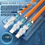 🔥120W 3 in 1 Rotating Elbow Fast Charging Data Cable⚡ - Image 2