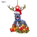 Christmas Tree Puppy Pendant Ornament - Image 5