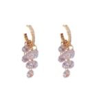 Crystal tassel earrings - Image 7