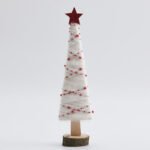 🎄Christmas Home Decor Wool🐏 - Wood Felt Reindeer Elk Tree Decorations - Image 4