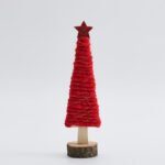 🎄Christmas Home Decor Wool🐏 - Wood Felt Reindeer Elk Tree Decorations - Image 3