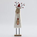 🎄Christmas Home Decor Wool🐏 - Wood Felt Reindeer Elk Tree Decorations - Image 5