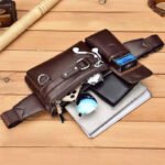 Men's Portable Business-Style Leather Waist Bag - Image 3