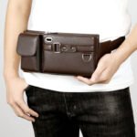 Men's Portable Business-Style Leather Waist Bag - Image 8