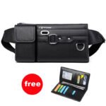 Men's Portable Business-Style Leather Waist Bag - Image 10