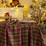 Christmas Atmosphere Green and Red Classic Plaid Tablecloth - Image 2