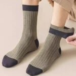 💥Big Sale 50% OFF💥 Colorblock Thermal Mid-Calf Socks - Image 14