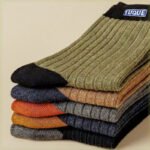 💥Big Sale 50% OFF💥 Colorblock Thermal Mid-Calf Socks - Image 15
