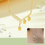 💃Special Gift🌹Women's Elegant Bell Orchid Necklace - Image 5