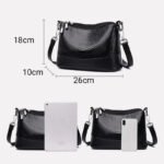 Fashionable shoulder bag with a crocodile print - Image 9