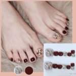 14 Sheets Square Press on Toenails - Image 2