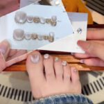 14 Sheets Square Press on Toenails - Image 4