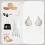 Elegant Simulated Pearl and Rhinestone Stud Earrings - Image 8