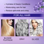 ✨ Buy 2 Get 1 Free! Purple Keratin Hair Mask - Tones Blonde. Silver & Gray Hair | Anti-Brass + Color Lock - Image 9