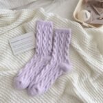 🔥Hot Sale 50% OFF🔥Soft Waxy Macaron Color Thermal Socks for Women - Great Gift - Image 18
